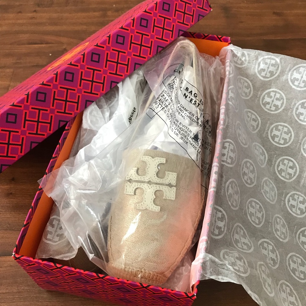 NIB Tory Burch Weston Flat Espadrilles